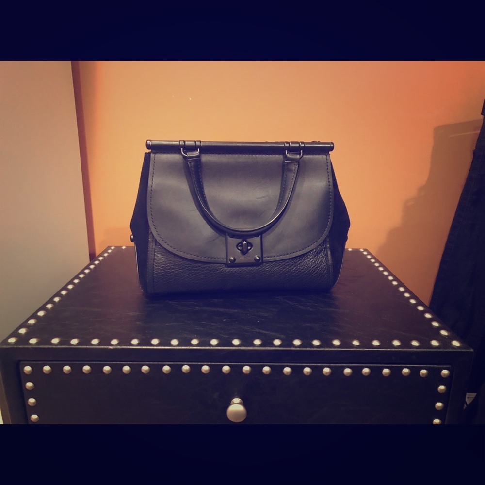 Coach Drifter Carryall Mixed Leather Suede 38389